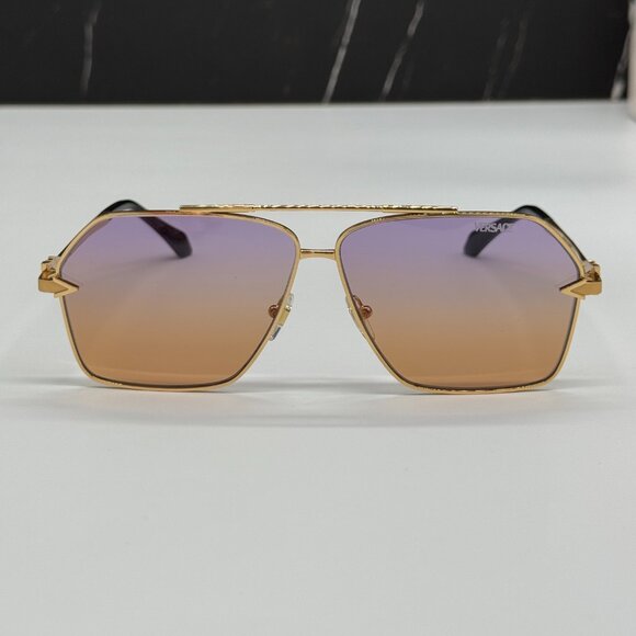 NEW VERSACE VE2284 1002/EL SUNGLASSES WOMEN GOLD/PINK VE2284 1002EL EYEWEAR main image 11